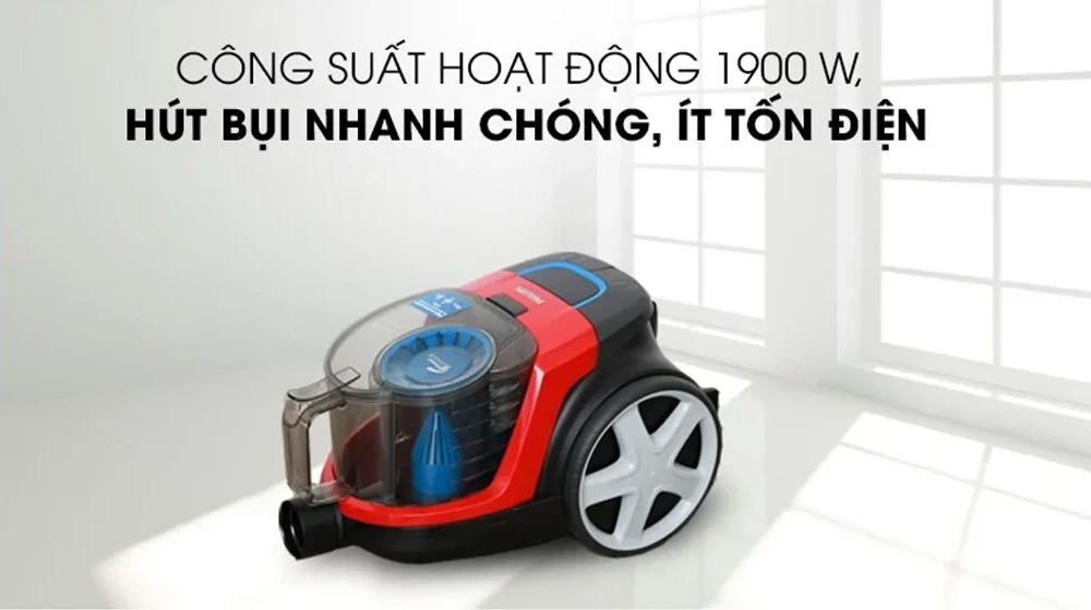 Máy Hút Bụi Philips FC9351/01 có công suất hoạt động 1900W