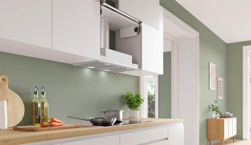 Máy Hút Mùi Âm Tủ Bosch DHL755BM Series 6 có công suất hút 468m³/h