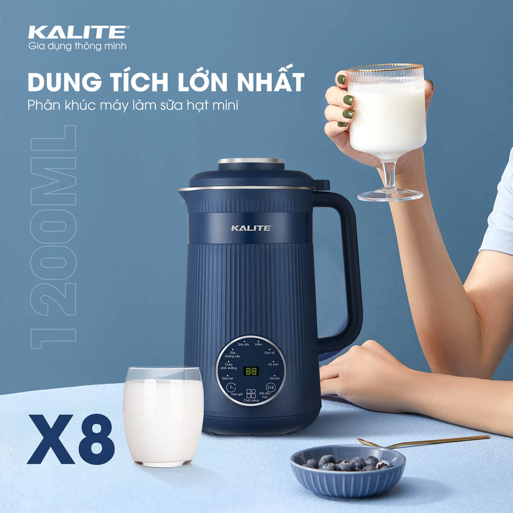 Dung tích lớn 1.2 Lít nấu một lần dùng cả ngày