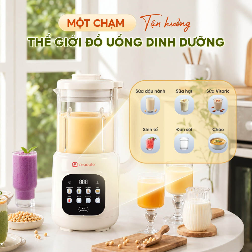 6 chương trình nấu cài đặt sẵn đáp ứng đa dạng nhu cầu