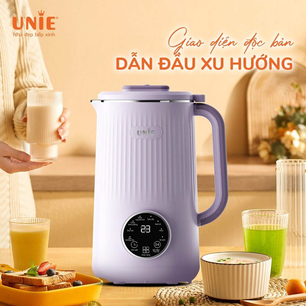 Máy Làm Sữa Hạt Unie UMB10 tạo điểm nhấn cho không gian bếp