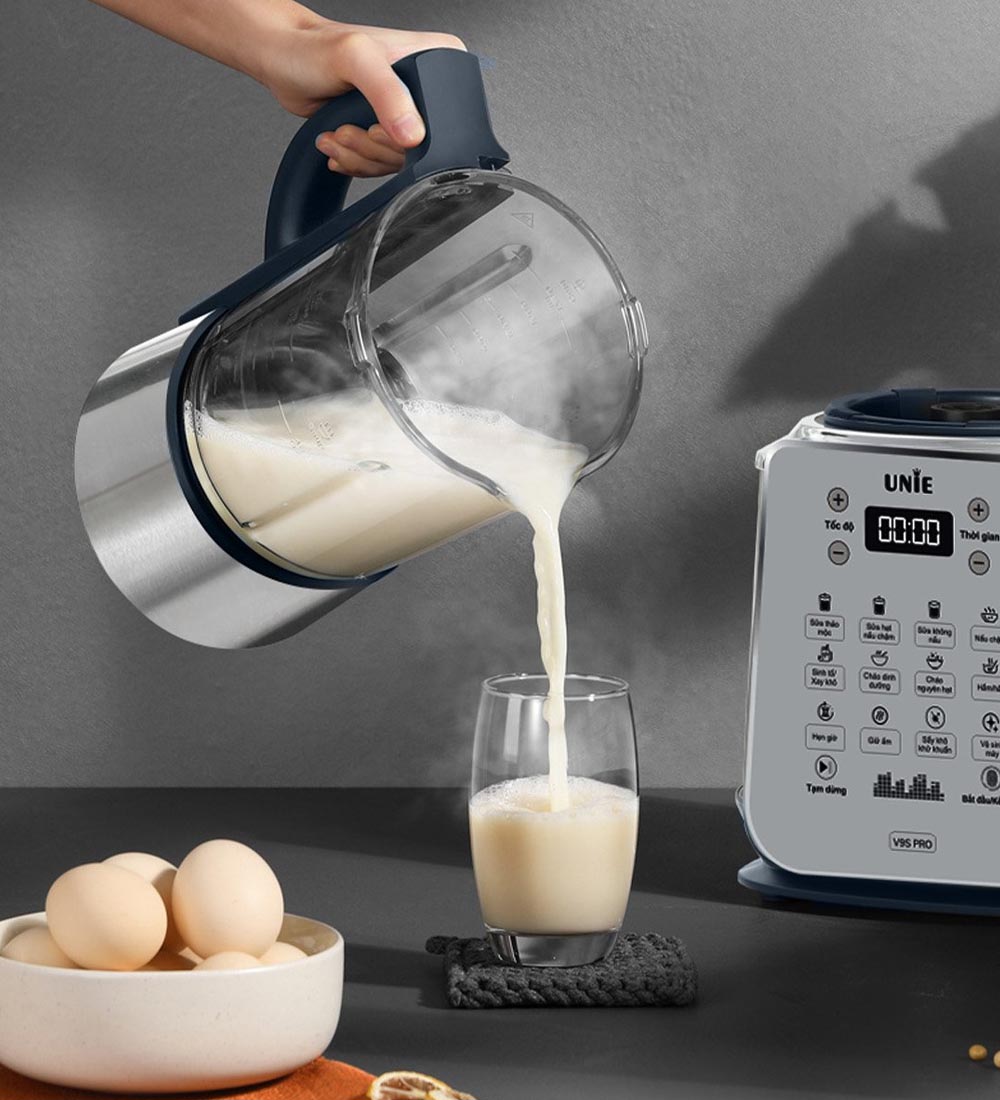 Máy Làm Sữa Hạt Unie V9S Pro sở hữu dung tích 1.75 Lít