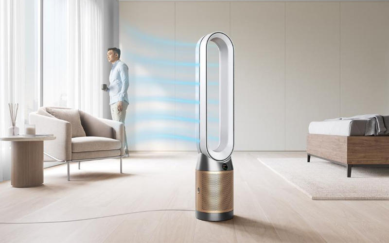 Máy lọc không khí Dyson cao cấp có thiết kế kết hợp quạt không cánh