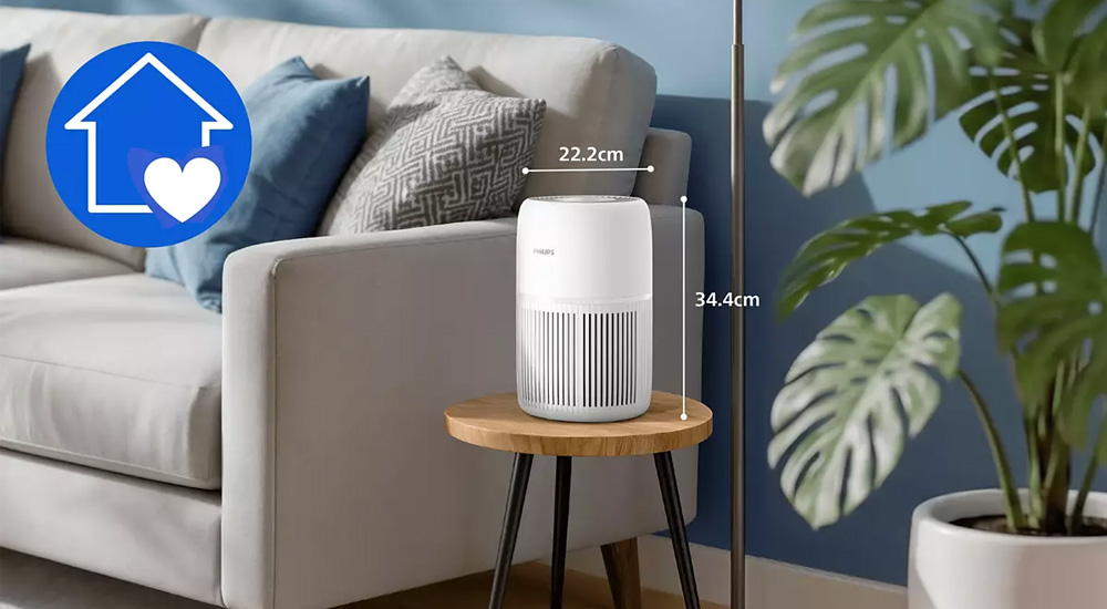 Máy Lọc Không Khí Philips AC0720/10 dễ dàng hòa hợp với không gian nội thất