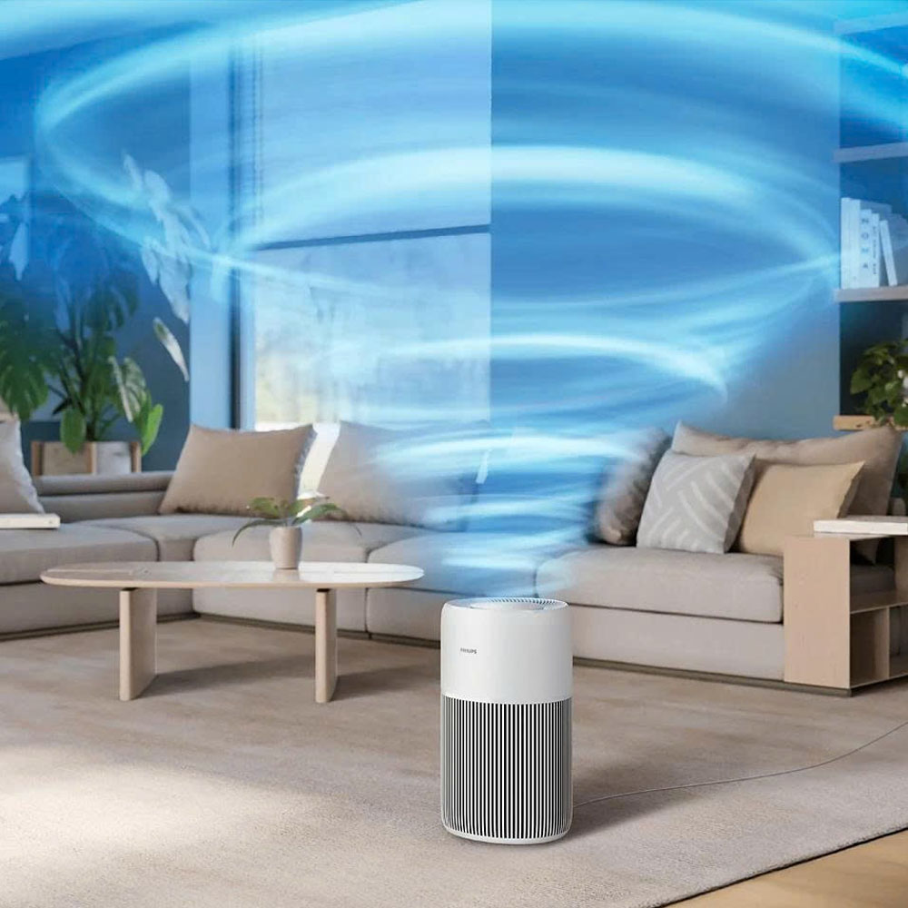 Máy Lọc Không Khí Philips AC2220/10 có phạm vi hoạt động 109m²