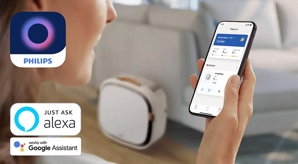Dễ dàng điều khiển từ xa Máy Lọc Không Khí Philips AC3360/11