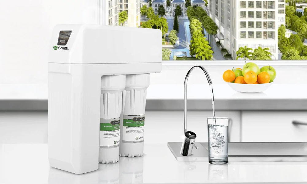 Máy Lọc Nước A. O. Smith R400E có kiểu dáng nhỏ gọn