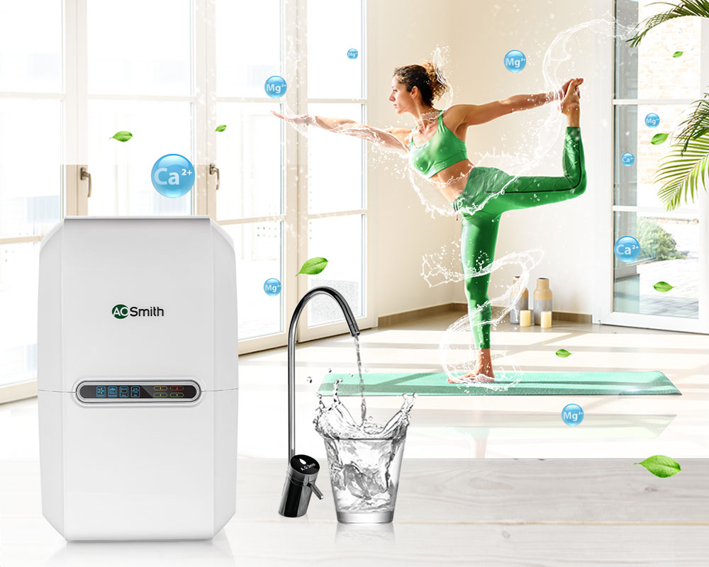 Máy lọc nước A. O. Smith Vita Plus có kích thước nhỏ gọn