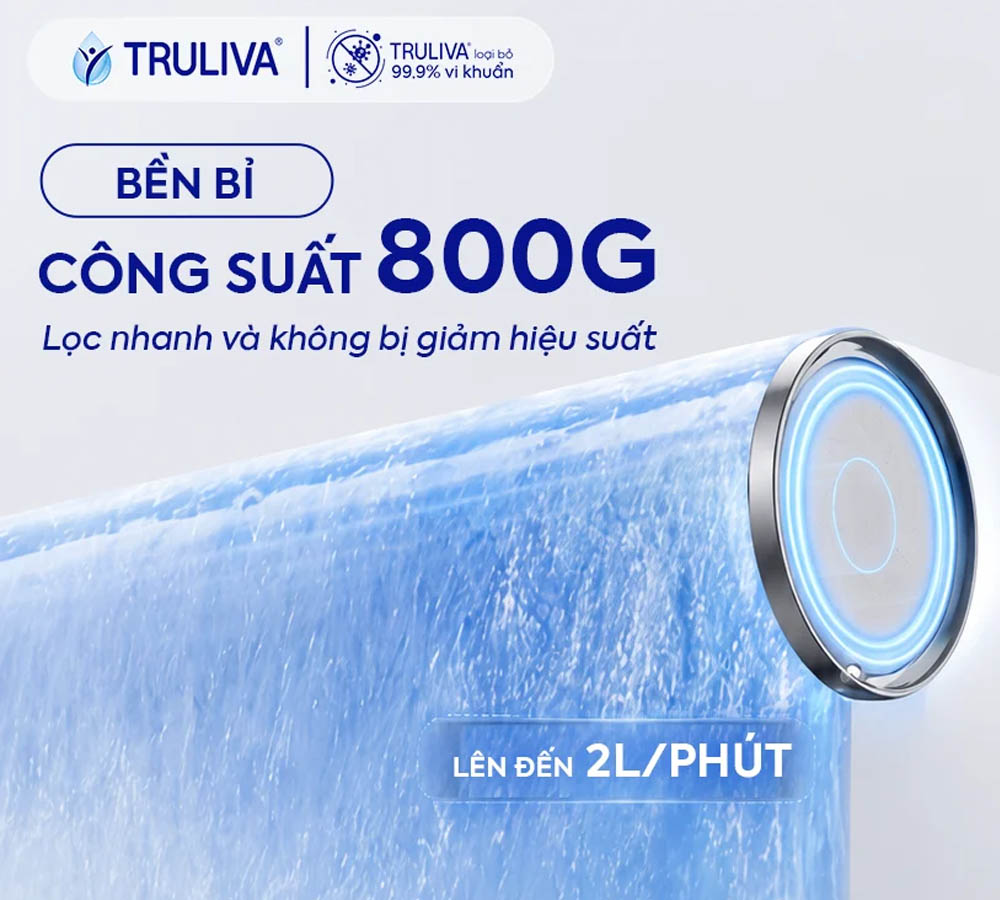 Máy Lọc Nước Âm Tủ Truliva UR5840 đáp ứng tốt nhu cầu sử dụng nước sạch