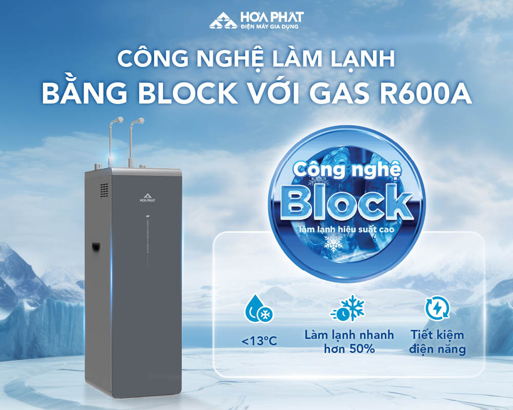 Máy Lọc Nước Hòa Phát HPA886 làm lạnh sâu hơn