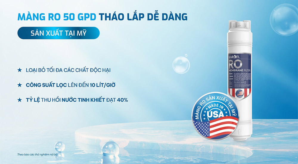 Màng lọc RO của Máy Lọc Nước Karofi KAQ-C28 Aiotec