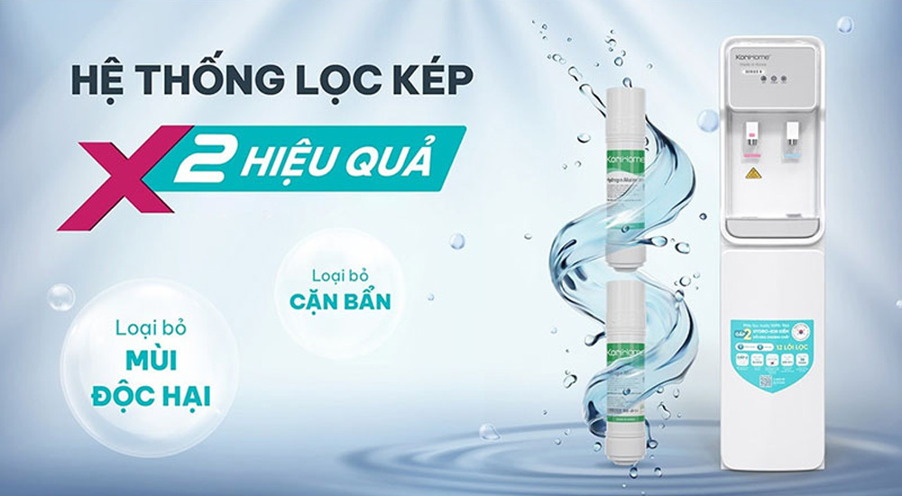 Máy Lọc Nước KoriHome WPK-966 loại bỏ cặn bẩn hiệu quả hơn