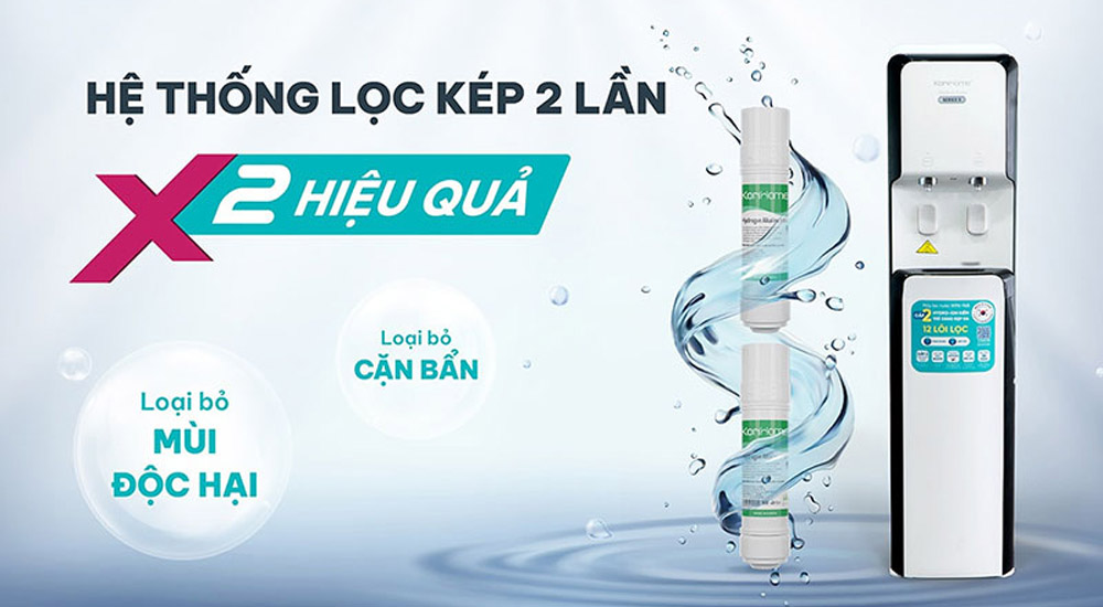 Máy Lọc Nước KoriHome WPK-968 loại bỏ cặn bẩn hiệu quả