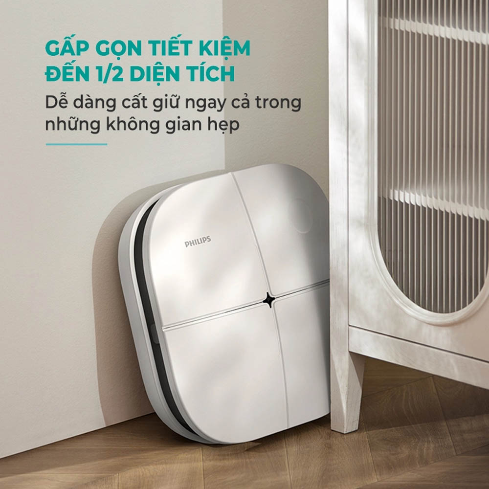 Máy Massage Chân Philips PPM6502 dễ dàng cất trữ ở nhiều vị trí