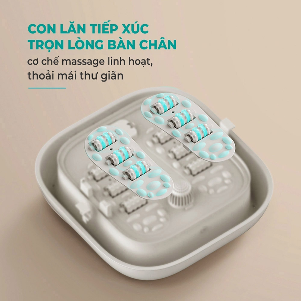 Máy Massage Chân Philips PPM6502 kết hợp nhiều phương thức massage