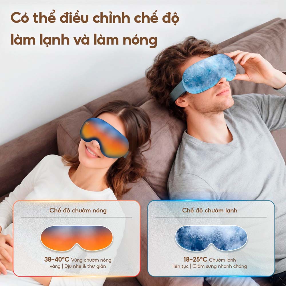 3 mức nhiệt linh hoạt đáp ứng đa dạng nhu cầu massage