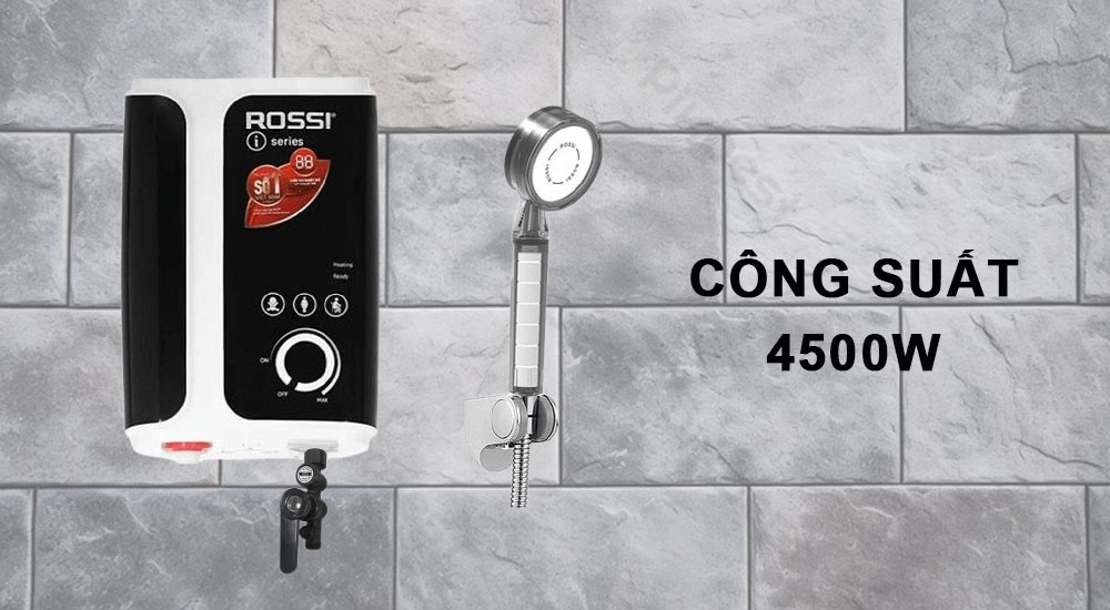 Máy nước nóng Rossi RIS-450 RE có công suất 4500W