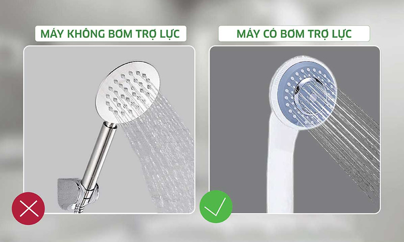 Máy nước nóng trực tiếp có bơm trợ lực là giải pháp cho vùng nước yếu