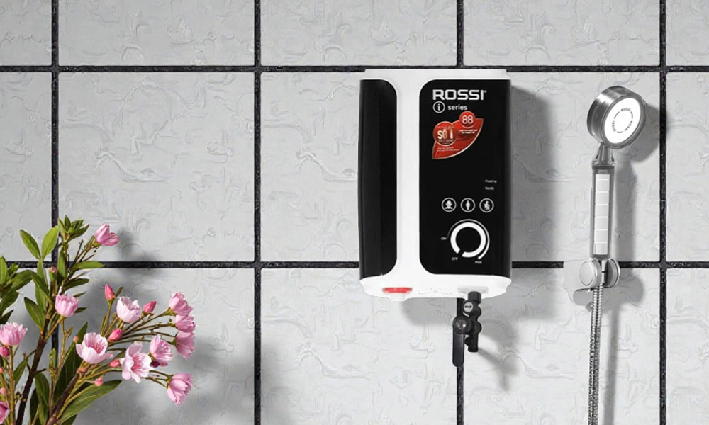 Máy nước nóng trực tiếp Rossi RIS-450 RE có thiết kế nhỏ gọn 