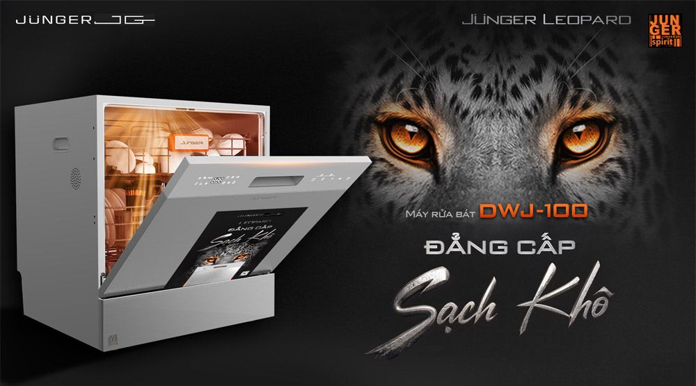 Máy rửa bát Junger DWJ-100 - Thái Lan