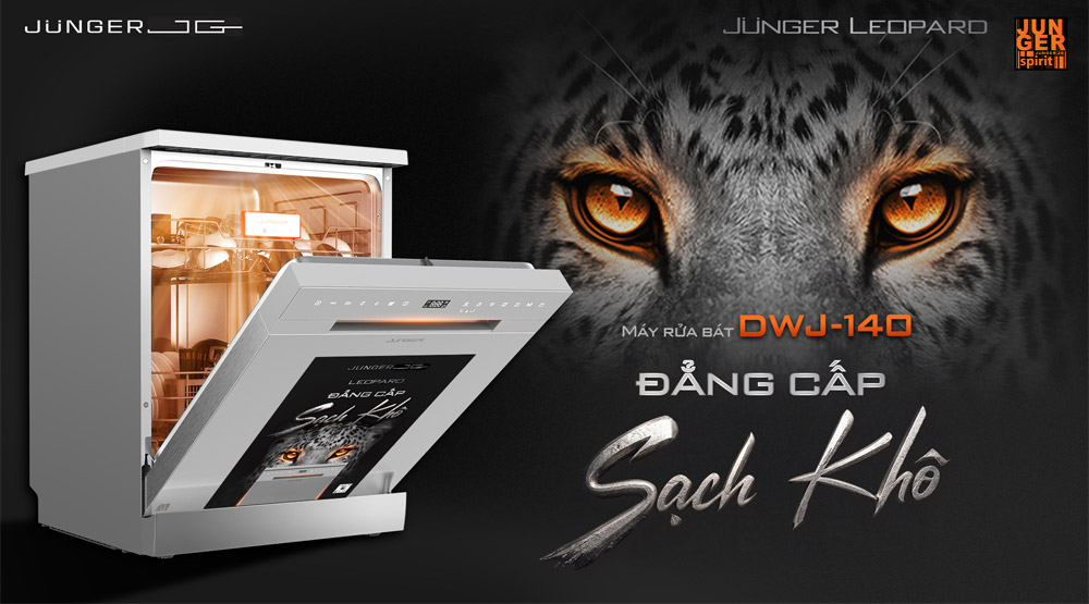 Máy rửa bát Junger DWJ-140 - Thái Lan