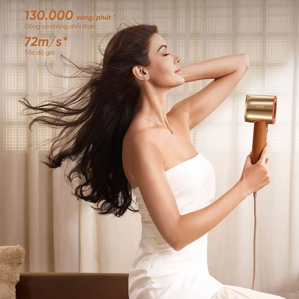 Máy Sấy Tóc Dreame Hair MiraclePro AHX30 có động cơ 130.000 vòng/phút
