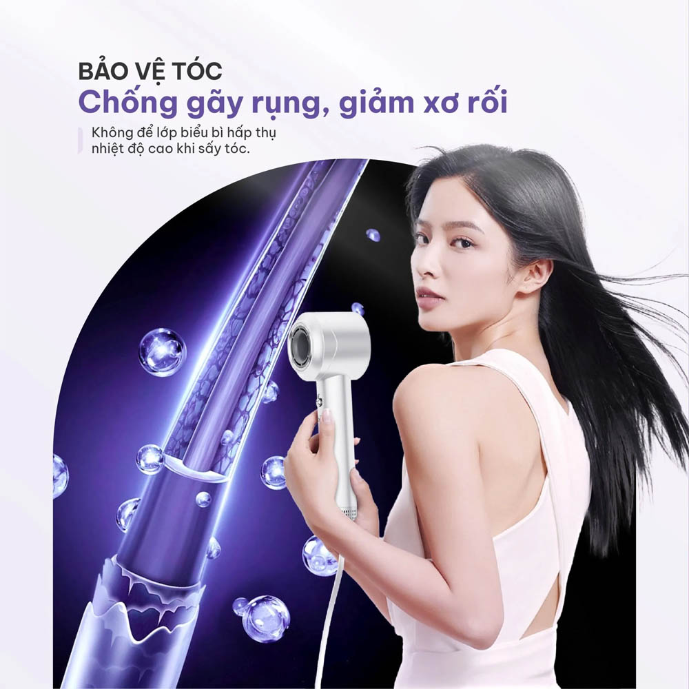 Máy Sấy Tóc Ion Âm Tốc Độ Cao Skylon Masuto MSDryOne sấy khô nhanh