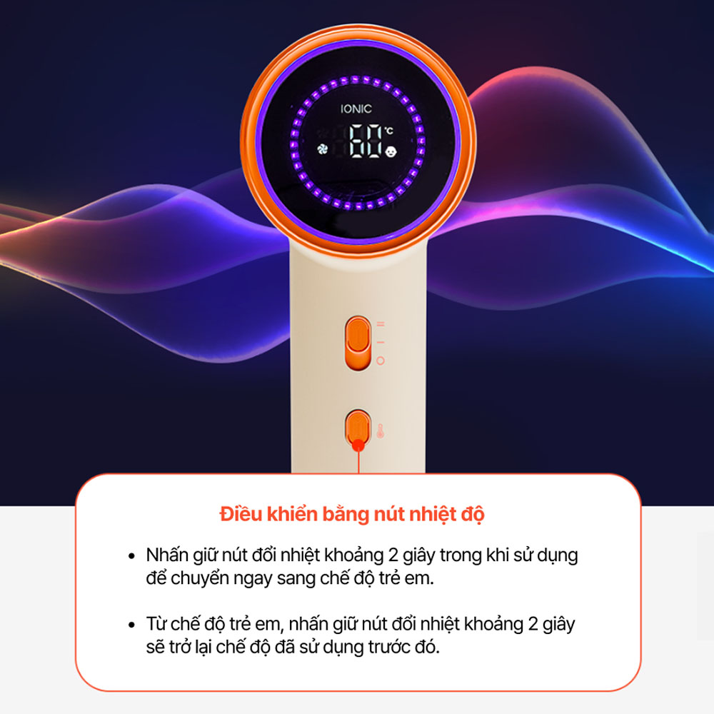 Chế độ dịu nhẹ cho trẻ em bảo vệ da đầu nhạy cảm