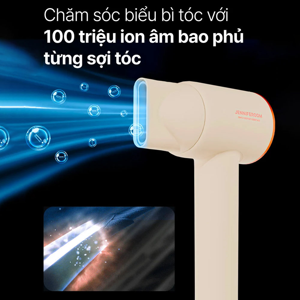 Jenniferoom JRG-HD1502LOM bảo vệ tóc với 100 triệu ion âm
