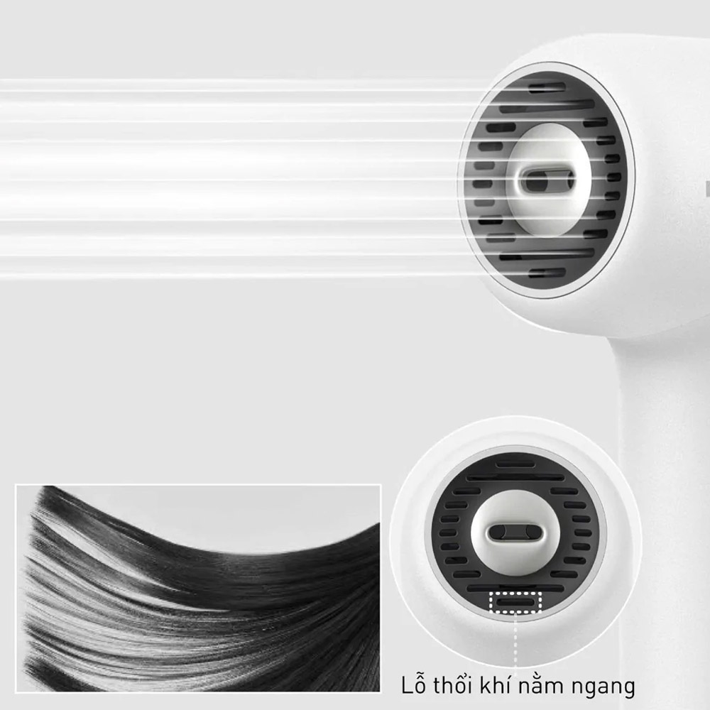 Công nghệ luồng gió tối ưu Linear chăm sóc tóc mượt mà