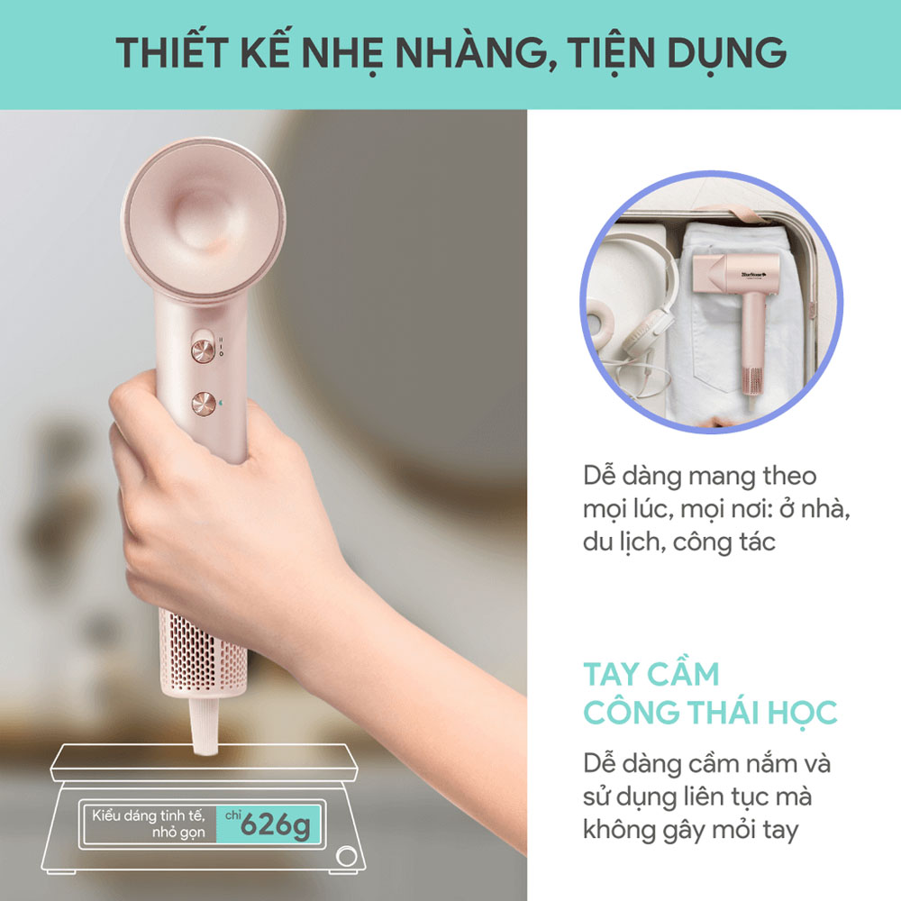 Máy Sấy Tóc Tốc Độ Cao BlueStone HDB-1975 1600W