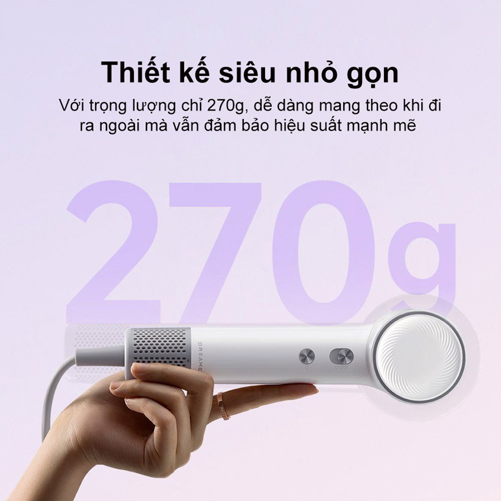 Máy Sấy Tóc Tốc Độ Cao Dreame Mini AHG11A Trắng