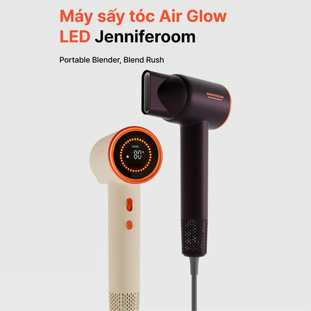 Máy Sấy Tóc Tốc Độ Cao Jenniferoom JRG-HD1502LOM có thiết kế nhỏ gọn