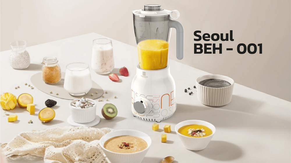 Máy Xay Đa Năng Hawonkoo SEOUL-BEH-001 có thân vỏ làm từ nhựa ABS