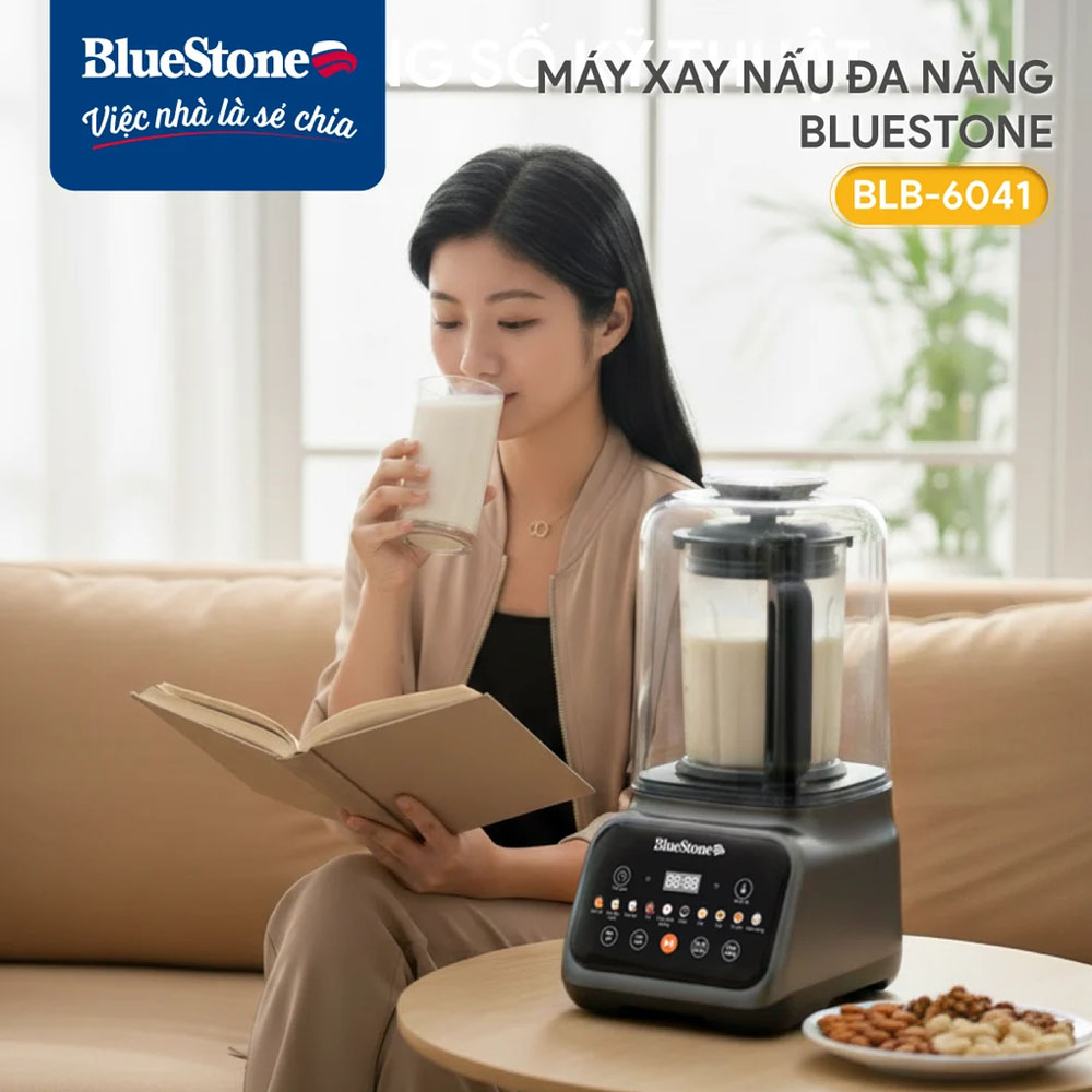 Máy Xay Nấu Đa Năng BlueStone BLB-6041 có kiểu dáng hiện đại