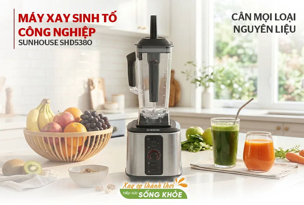 Máy Xay Sinh Tố Công Nghiệp Sunhouse SHD5380