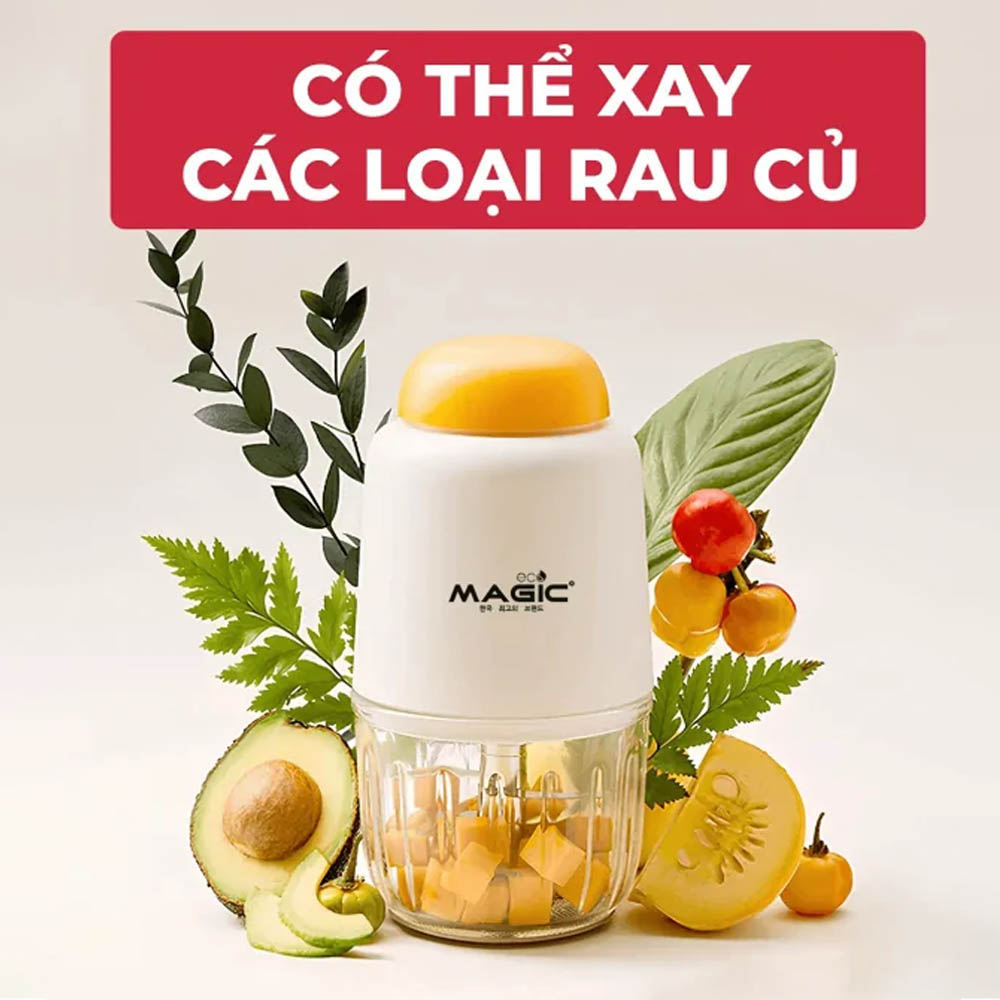Máy Xay Thịt Magic Eco AC-13 được thiết kế với nút nhấn điều khiển