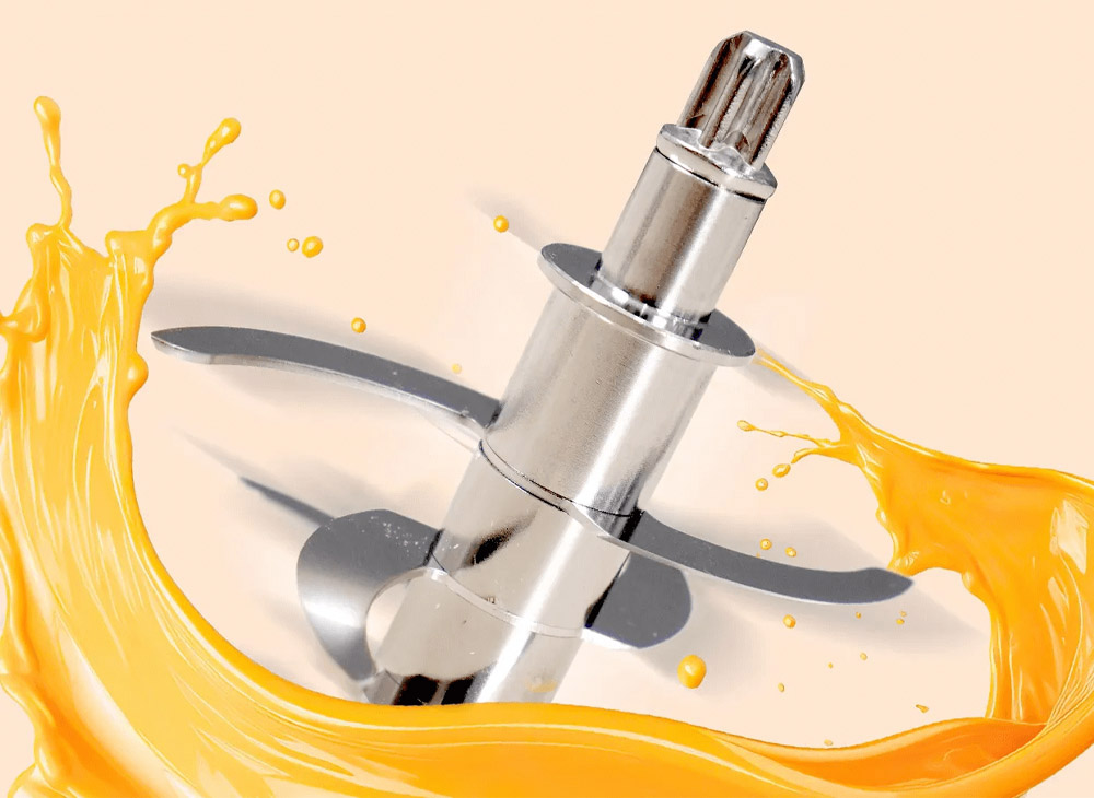 8 lưỡi dao kép làm từ thép không gỉ xay thực phẩm hiệu quả