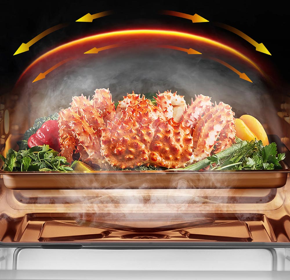 Công nghệ Nano Steam nồi chiên hơi nước OLIVO SF1600