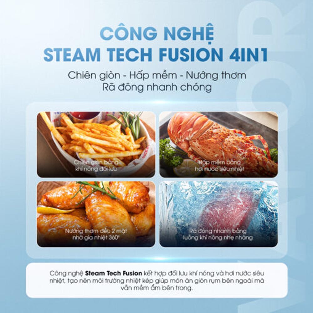Công nghệ Steam Tech Fusion 4in1 trong 1 thiết bị