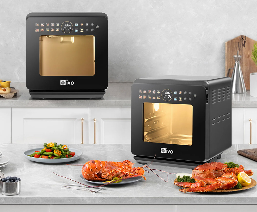 Thiết kế nồi chiên hơi nước OLIVO SF1600