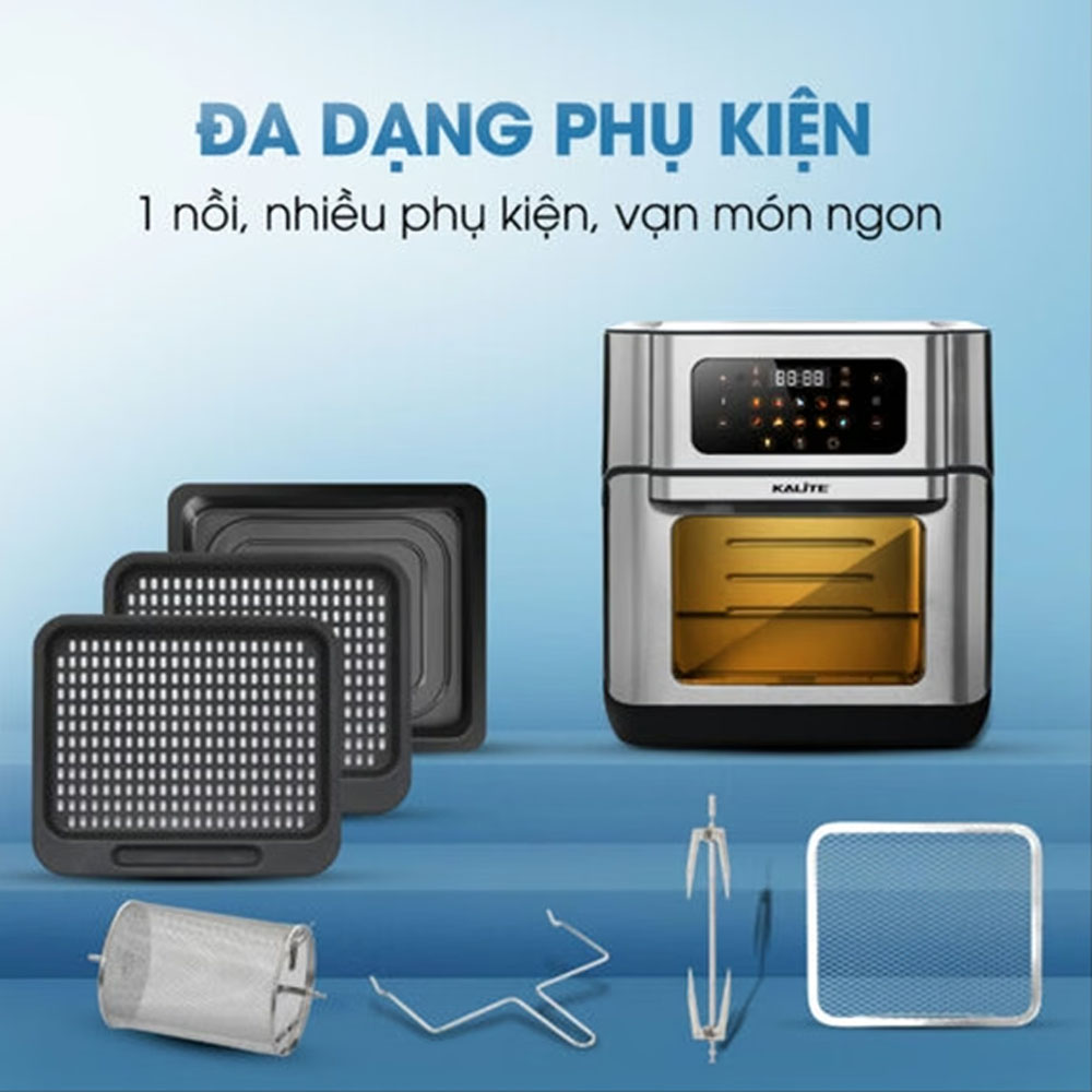 Đa dạng phụ kiện hỗ trợ các phương pháp chế biến khác nhau