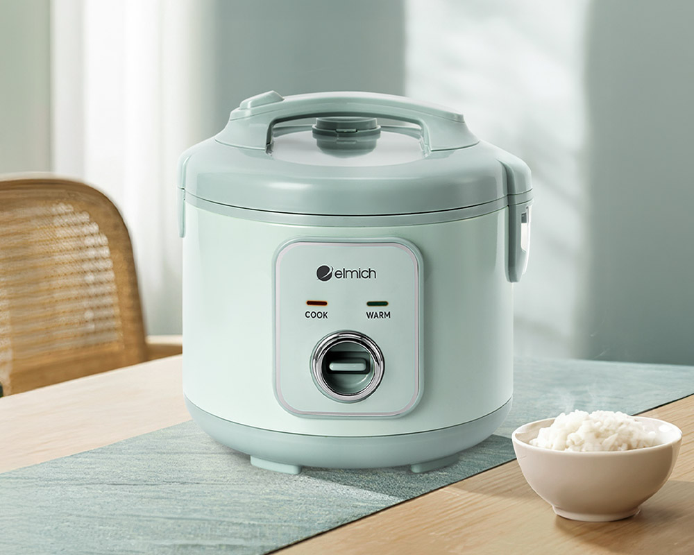 Nồi Cơm Điện Elmich RCE9257 được làm từ chất liệu nhựa bền chắc