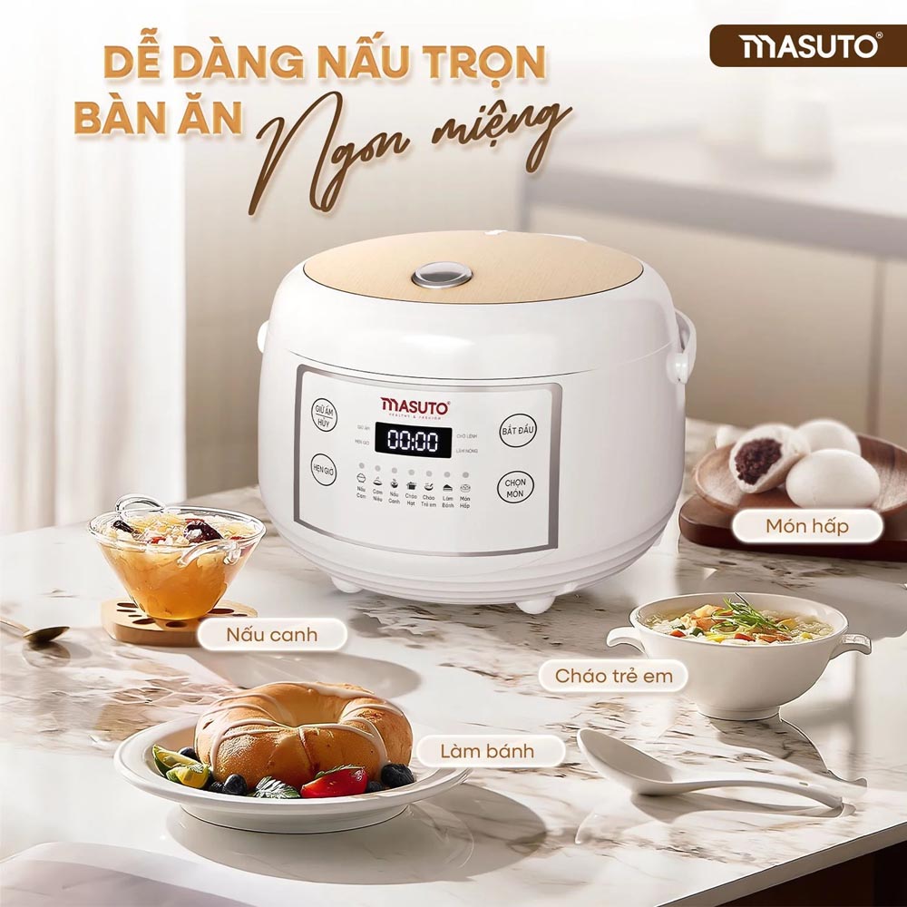 Dung tích 1.5 lít phù hợp nhu cầu hàng ngày của gia đình