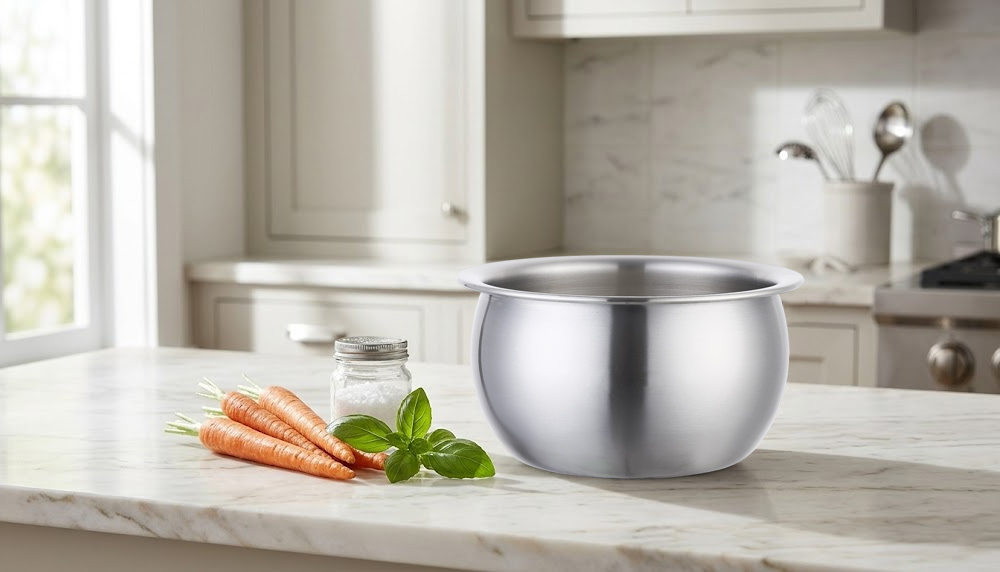 Lòng nồi inox 3 lớp cao cấp, truyền nhiệt đều