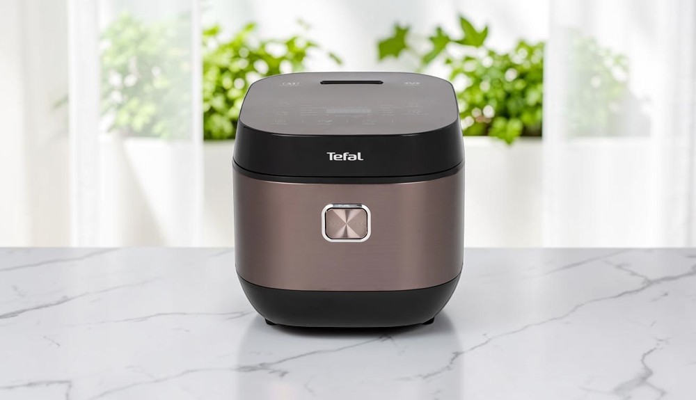 Nồi Cơm Điện Tử Tefal Delirice Plus RK776968 có kiểu dáng hiện đại