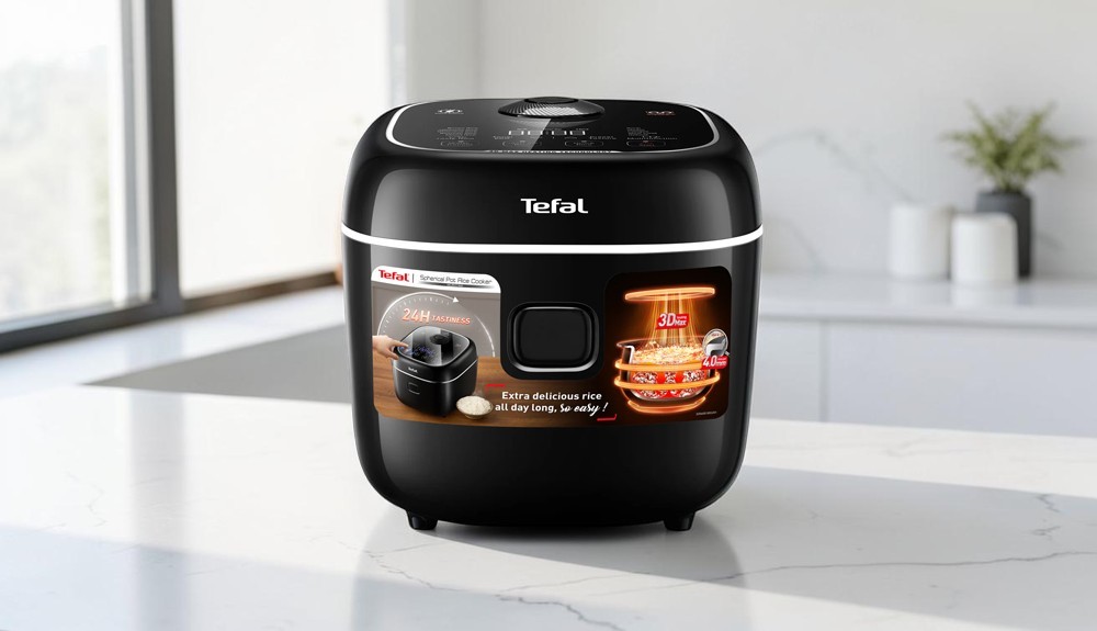 Nồi Cơm Điện Tử Tefal RK7778Y0 sở hữu dung tích 1.8 lít