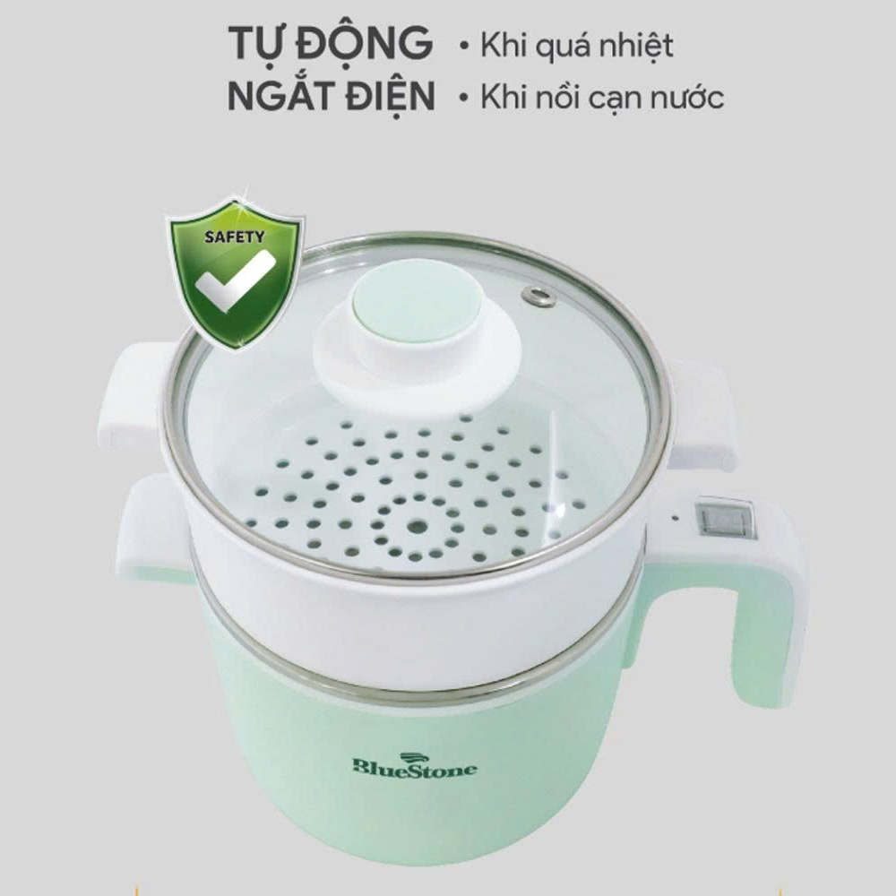 Tính năng tự ngắt khi quá nhiệt hoặc khi cạn nước mang đến sự yên tâm