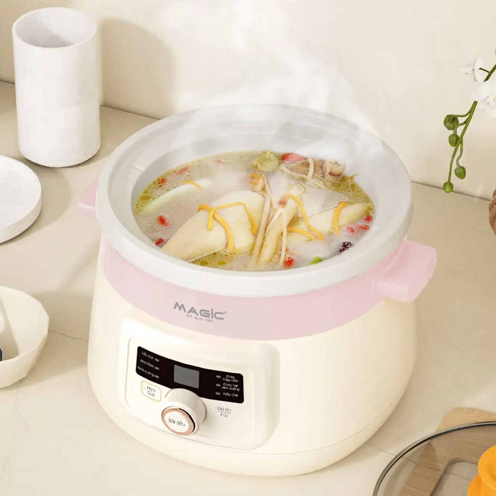 Chế độ giữ ấm giúp món ăn nóng hổi, sẵn sàng phục vụ mọi lúc mọi nơi 