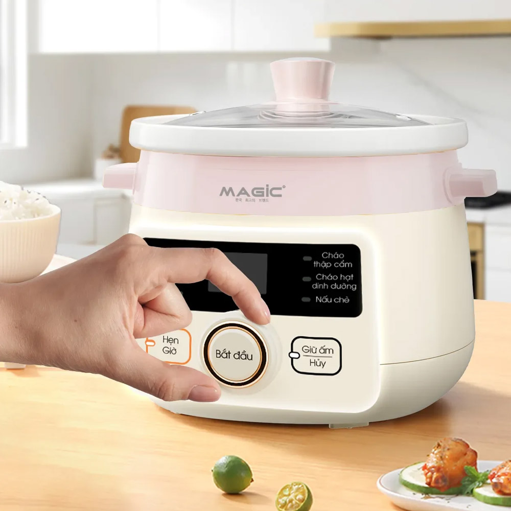 Điều khiển núm xoay tiện dụng, dễ thao tác 